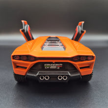 Load image into Gallery viewer, Explorafind 2023 Lamborghini Countach LPI 800-4 Orange 1:24 Die Cast Car