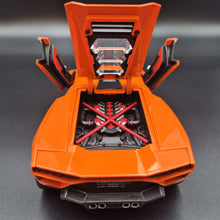 Load image into Gallery viewer, Explorafind 2023 Lamborghini Countach LPI 800-4 Orange 1:24 Die Cast Car