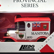 Load image into Gallery viewer, Lledo Days Gone 1920 Model T Ford Van Manitoba 1870 Canadian Provincial Series DG06081 New