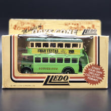 Load image into Gallery viewer, Lledo Days Gone 1932 AEC Regent Double Deck Bus Southdown, Swan Vestas Green DG15010