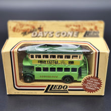 Load image into Gallery viewer, Lledo Days Gone 1932 AEC Regent Double Deck Bus Southdown, Swan Vestas Green DG15010