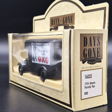 Load image into Gallery viewer, Lledo Days Gone 1934 Dennis Parcels Van City &amp; Suburban Carriers Ltd OXO Dark Blue DG16023