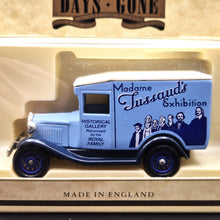 Load image into Gallery viewer, Lledo Days Gone 1934 Ford Model A Van Madame Tussaud’s Exhibition Light Blue DG13040