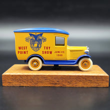 Load image into Gallery viewer, Lledo Days Gone Ford Model A Delivery Van West Point Toy Show Limited-Edition Promotional Diecast Model