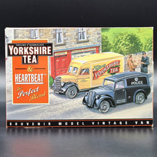 Load image into Gallery viewer, Lledo '49 Morris 'Z' Van - Police Van North Riding Police Force Yorkshire Tea &amp; Heartbeat Promotional Diecast Model