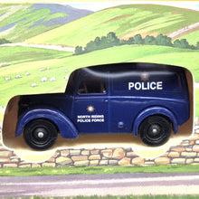 Load image into Gallery viewer, Lledo '49 Morris 'Z' Van - Police Van North Riding Police Force Yorkshire Tea &amp; Heartbeat Promotional Diecast Model