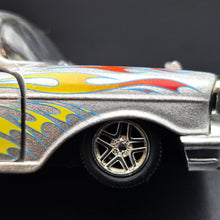 Load image into Gallery viewer, M2 Machines 1957 Bel Air Auto Stretch Rods Dave Chang Design Silver Grey 2011 Diecast Model
