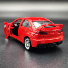 Load image into Gallery viewer, Explorafind MSZ 2016 Mitsubishi Lancer Evolution X Red 1:41 Die Cast Car New Boxed