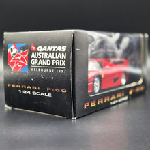Load image into Gallery viewer, Maisto 1997 Ferrari F50 Red 1:24 Diecast Car 1997 Qantas Australian Grand Prix - Melbourne