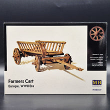 Load image into Gallery viewer, Master Box Farmers Cart - Europe, WWII Era Horse-Drawn Vehicle #MB3537 1:35 Scale Model Kit