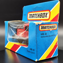 Load image into Gallery viewer, Matchbox 1982 0-4-0 Locomotive Steam Loco Red 1-75 Series MB43 Boxed