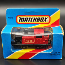 Load image into Gallery viewer, Matchbox 1982 0-4-0 Locomotive Steam Loco Red 1-75 Series MB43 Boxed