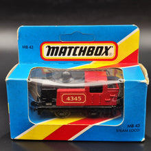Load image into Gallery viewer, Matchbox 1982 0-4-0 Locomotive Steam Loco Red 1-75 Series MB43 Boxed