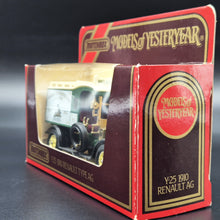 Load image into Gallery viewer, Matchbox 1910 Renault Type AG Van Delhaize Freres &amp; Cie Models Of Yesteryear Y25-1 Boxed