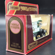 Load image into Gallery viewer, Matchbox 1910 Renault Type AG Van Delhaize Freres &amp; Cie Models Of Yesteryear Y25-1 Boxed