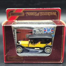 Load image into Gallery viewer, Matchbox 1912 Simplex-50 Tourabout Yellow Models Of Yesteryear Y9-2 Boxed