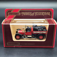 Load image into Gallery viewer, Matchbox 1918 Crossley Lorry Evans Bros Coal &amp; Coke Models Of Yesteryear Y13-3 Boxed