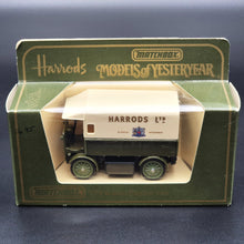 Load image into Gallery viewer, Matchbox 1919 Walker Electric Van Harrods Ltd Green Models Of Yesteryear Y29-1 Boxed