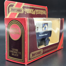 Load image into Gallery viewer, Matchbox 1919 Walker Electric Van His Masters Voice Dark Blue Models Of Yesteryear Y29-1 Boxed