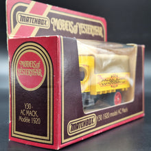 Load image into Gallery viewer, Matchbox 1920 Mack AC Truck Consolidated Motor Lines Ltd Yellow Models Of Yesteryear Y30-1