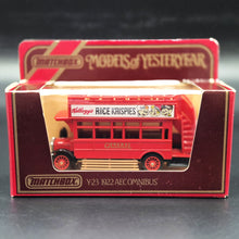 Load image into Gallery viewer, Matchbox 1922 AEC S Type Omnibus Kellogg's Rice Krispies Models Of Yesteryear Y23-1 Boxed