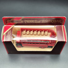 Load image into Gallery viewer, Matchbox 1922 AEC S Type Omnibus Kellogg's Rice Krispies Models Of Yesteryear Y23-1 Boxed