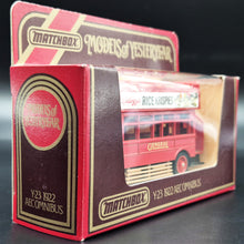 Load image into Gallery viewer, Matchbox 1922 AEC S Type Omnibus Kellogg's Rice Krispies Models Of Yesteryear Y23-1 Boxed