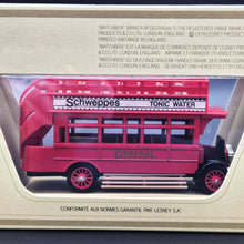 Load image into Gallery viewer, Matchbox 1922 AEC S Type Omnibus Schweppes Models Of Yesteryear Y23-1 Boxed
