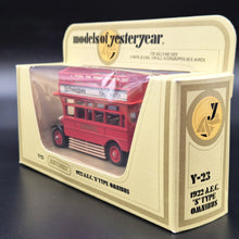 Load image into Gallery viewer, Matchbox 1922 AEC S Type Omnibus Schweppes Models Of Yesteryear Y23-1 Boxed