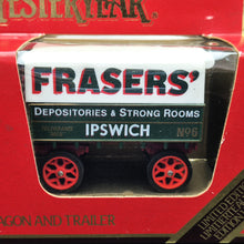 Load image into Gallery viewer, Matchbox 1922 Foden 'C' Type Steam Wagon &amp; Trailer Fraser's of Ipswich Models Of Yesteryear Y27-1