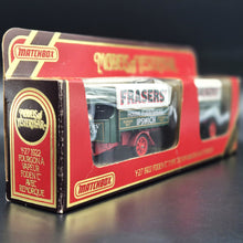 Load image into Gallery viewer, Matchbox 1922 Foden 'C' Type Steam Wagon &amp; Trailer Fraser's of Ipswich Models Of Yesteryear Y27-1