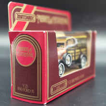 Load image into Gallery viewer, Matchbox 1930 Ford Model A Woody Wagon A&amp;J Box Models Of Yesteryear Y21-1 Boxed