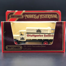 Load image into Gallery viewer, Matchbox 1932 Mercedes-Benz L5 Truck Stuttgarter Hofbrau Models Of Yesteryear Y6-5