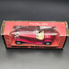 Load image into Gallery viewer, Matchbox 1934 Riley MPH Metallic Red Models Of Yesteryear Y3-3 Boxed