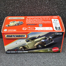 Load image into Gallery viewer, Matchbox 2025 1940 Dodge V-Series Truck Cream #119 MBX Road Trip New Sealed Box