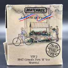 Load image into Gallery viewer, Matchbox 1947 Citroen H-Type Integral Van 'Martell' Models Of Yesteryear - A Taste Of France