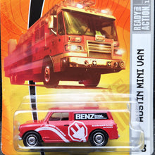Load image into Gallery viewer, Matchbox 2009 1965 Austin Mini Van Red #53 City Action 13/13 New Long Card