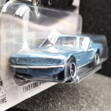 Load image into Gallery viewer, Matchbox 2025 1968 Ford Mustang Fastback Tahoe Turquoise #67 MBX Showroom New Long Card