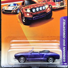 Load image into Gallery viewer, Matchbox 2008 1969 Volkswagen Karmann Ghia Convertible Purple #22 Heritage Classics 7/9 New