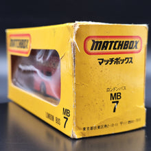Load image into Gallery viewer, Matchbox 1975 The Londoner (London Bus) No17J Yoshinoya Japanese Limited Edition Superfast MB7