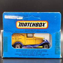 Load image into Gallery viewer, Matchbox 1981 Ford Model A Van James Neale &amp; Sons - Raydot Yellow 1-75 Series MB38 Boxed