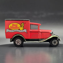 Load image into Gallery viewer, Matchbox 1983 Ford Model A Van Big Sister Bakehouse Products Red MB38 Matchbox 1-75 Boxed