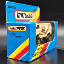 Load image into Gallery viewer, Matchbox 1984 4x4 Chevrolet Van White MB68 Castrol GTX Series 1-75 Limited Edition Boxed