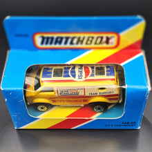 Load image into Gallery viewer, Matchbox 1985 4x4 Chevrolet Van Yellow MB68 Team Matchbox - Pepsi TM-1 Boxed