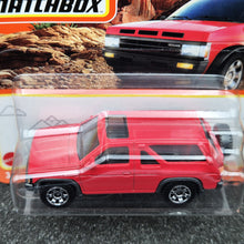 Load image into Gallery viewer, Matchbox 2024 1985 Nissan Pathfinder Red #54 MBX Adventure New