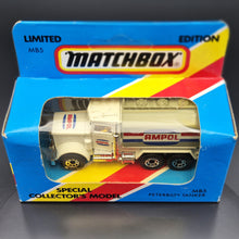 Load image into Gallery viewer, Matchbox 1985 Peterbilt Tanker Truck Ampol White MB5 Promotional Series Limited Edition