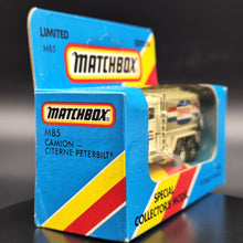 Load image into Gallery viewer, Matchbox 1985 Peterbilt Tanker Truck Ampol White MB5 Promotional Series Limited Edition