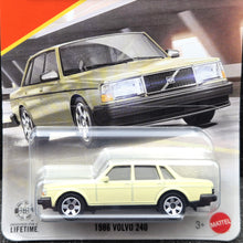Load image into Gallery viewer, Matchbox 2025 1986 Volvo 240 Cream Yellow #122 MBX Showroom New Long Card