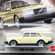 Load image into Gallery viewer, Matchbox 2025 1986 Volvo 240 Cream Yellow #122 MBX Showroom New Long Card