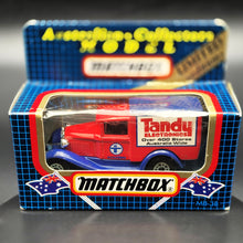 Load image into Gallery viewer, Matchbox 1989 Ford Model A Van Tandy Electronics Red Series 1-75 MB38 Limited Edition Boxed